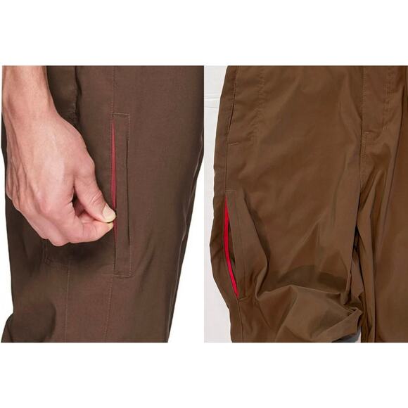 Avalanche Quick Drying Hiking Camping Pants MEDIUM Brown Nylon Stretch Gorpcore - Picture 5 of 11
